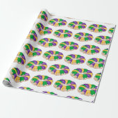 King Cake Wrapping Paper Cadeaupapier (Uitgerold)