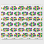 King Cake Wrapping Paper Cadeaupapier (Vlak)