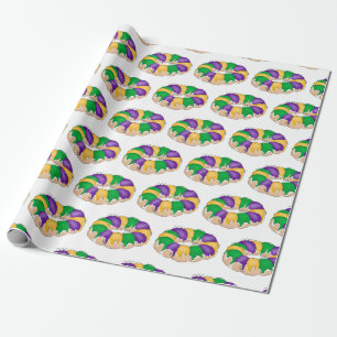 King Cake Wrapping Paper Cadeaupapier