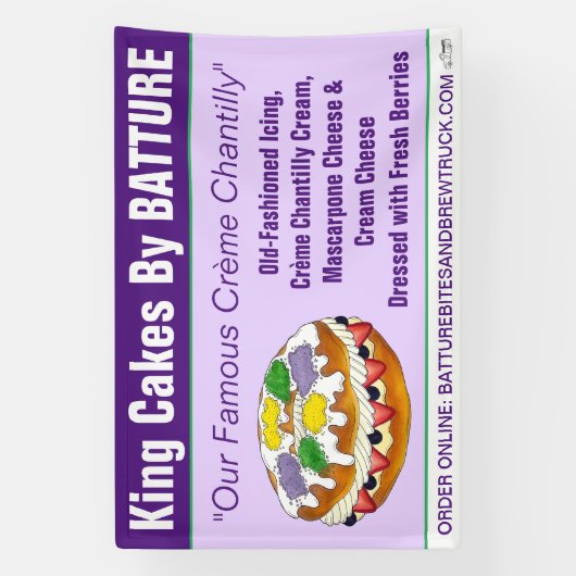 King Cakes van Batture Spandoek (Verticaal)