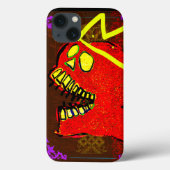 King Calavera Skull-kunst Case-Mate iPhone Case (Achterkant)