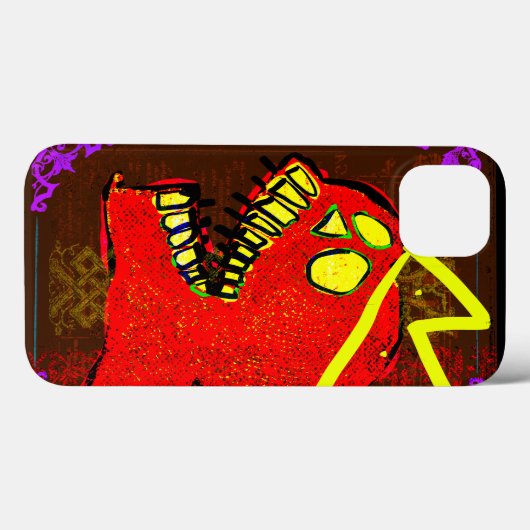 King Calavera Skull-kunst Case-Mate iPhone Case (Achterkant (horizontaal))