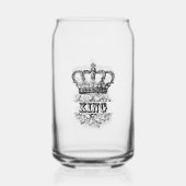 King Can Glass Blikvorm Glas (Voorkant)
