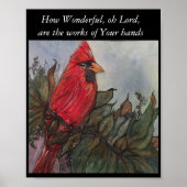 King Cardinal 8x10 poster (Voorkant)