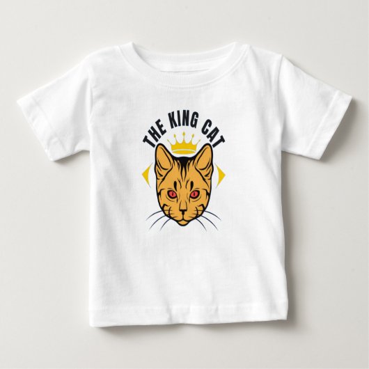 King Cat: Majestic Feline Elegance ontwerp (Voorkant)