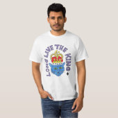 King cat Royal TShirt Long live the King T-Shirt (Voorkant volledig)