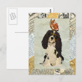 King Cavalier & Owl Briefkaart (Voorkant / Achterkant)