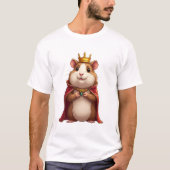 King Cavy – Majestic Guinea Pig TinyFur Shirt (Voorkant)