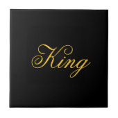 King Ceramic Tile Tegeltje (Voorkant)