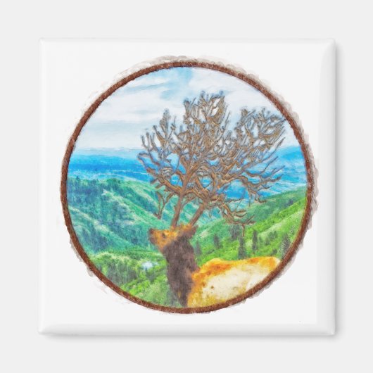 King Cervus Magneet (Voorkant)