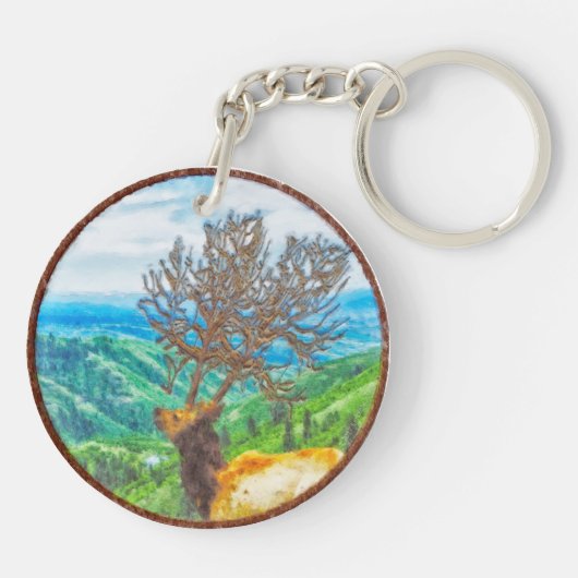 King Cervus Sleutelhanger (Achterkant)