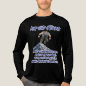 KING ‘CHAD’ OF THE PEAK” Tri-Blend SHIRT (Voorkant volledig)