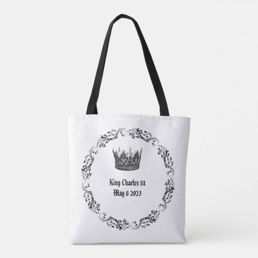 King Charles 111 Coronation, 6 mei 2023 Royal Tot Tote Bag (Achterkant)