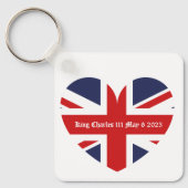 King Charles 111 Coronation Sleutelhanger (Voorkant)