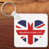 King Charles 111 Coronation Sleutelhanger (Voorkant)