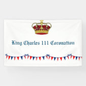 King Charles 111 Coronation Spandoek (Horizontaal)