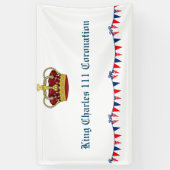 King Charles 111 Coronation Spandoek (Verticaal)