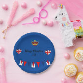 King Charles 111 Crown Royal Papieren Bordje (Feest)