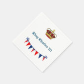 King Charles 111 Crown Royalty Servet (Hoek)