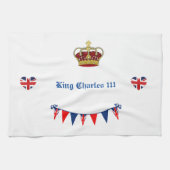 King Charles 111 Crown Royalty Theedoek (Horizontaal)