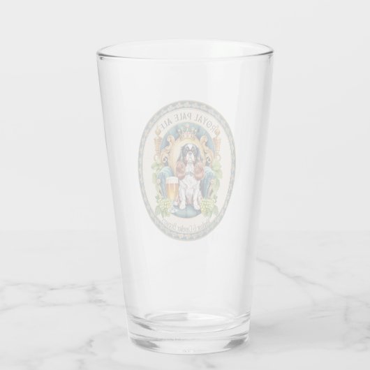 King Charles Beer Glass Glas (Achterkant)