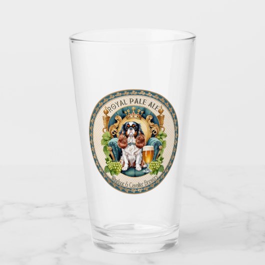 King Charles Beer Glass Glas (Voorkant)