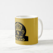 King Charles British Royal Crown Coffee Mok (Voorkant rechts)
