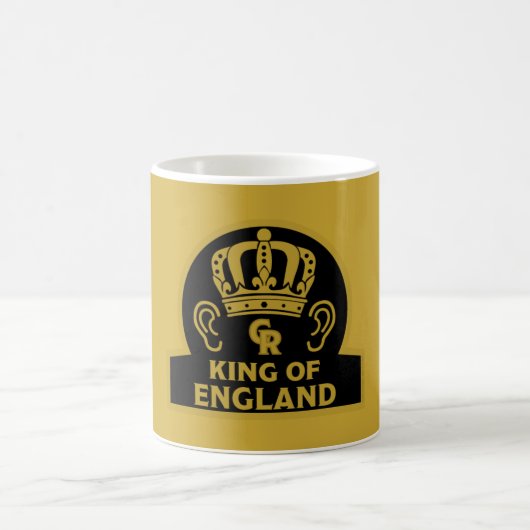 King Charles British Royal Crown Coffee Mok (Center)