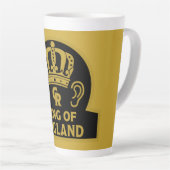 King Charles British Royal Crown Large Coffee Mok (Rechterhoek)