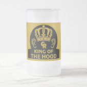 King Charles British Royal Crown Matglas Bierpul (Center)