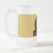 King Charles British Royal Crown Matglas Bierpul (Links)