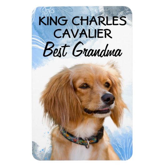 King Charles Cavalier Best Grandma Magnet Magneet (Verticaal)