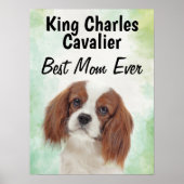 King Charles Cavalier Best Mam Poster (Voorkant)