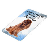 King Charles Cavalier Best mama Magneet (Linkerzijde)