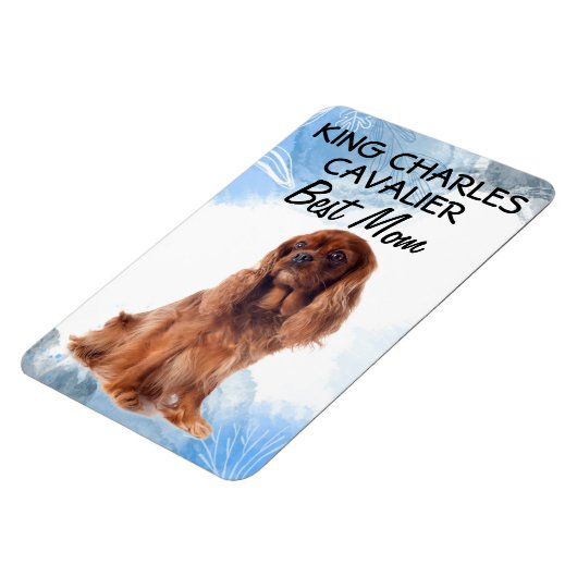 King Charles Cavalier Best mama Magneet (Linkerzijde)