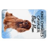 King Charles Cavalier Best mama Magneet (Horizontaal)