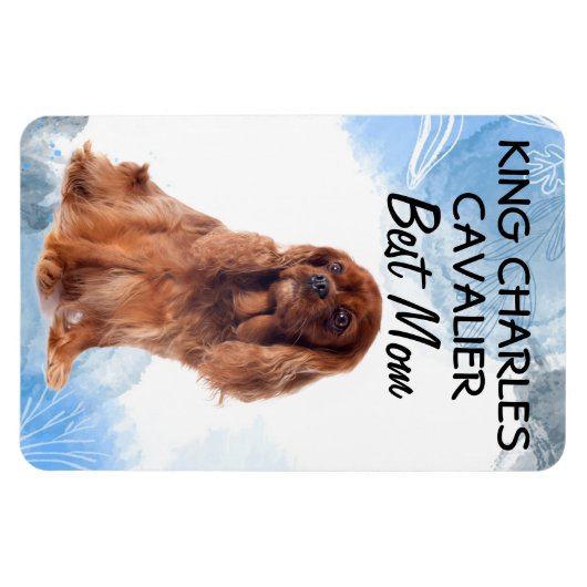 King Charles Cavalier Best mama Magneet (Horizontaal)