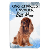 King Charles Cavalier Best mama Magneet (Verticaal)