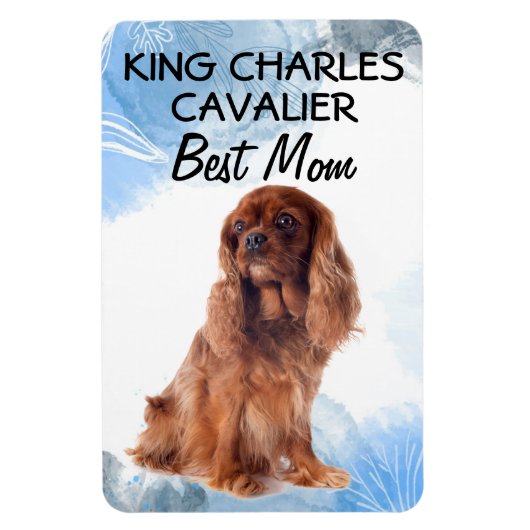 King Charles Cavalier Best mama Magneet (Verticaal)
