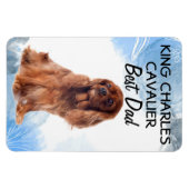 King Charles Cavalier Beste vader Magneet (Horizontaal)