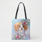 King Charles Cavalier Canvas tas (Voorkant)