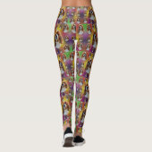 King Charles Cavalier Dog Pattern Leggings (Achterkant)
