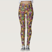 King Charles Cavalier Dog Pattern Leggings (Voorkant)