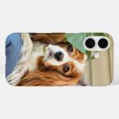 King Charles Cavalier iPhone Case 16 (Achterkant (horizontaal))