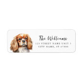 King Charles Cavalier Return Address Labels (Voorkant)