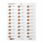 King Charles Cavalier Return Address Labels (Full Sheet)