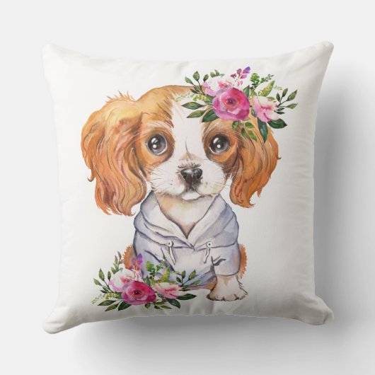 King Charles Cavalier Sierkussen (Achterkant)
