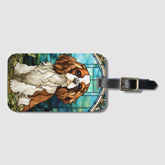 King Charles Cavalier Spaniel Bagagelabel (Voorkant (horizontaal))