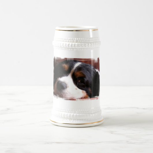 King Charles Cavalier Spaniel Beer Stein Bierpul (Center)
