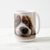 King Charles Cavalier Spaniel gepersonaliseerd Koffiemok (Voorkant rechts)